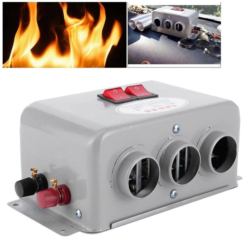 12V Auto Warmluftgebläse Defroster Heizlüfter 600-800W Produktbild 