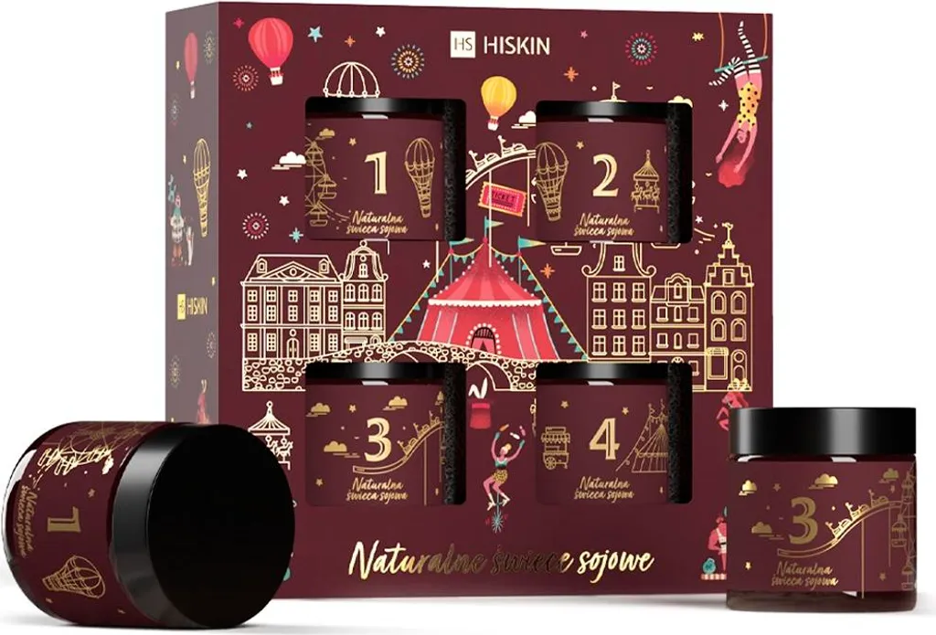 Set Regalo 4 Candele Soia Bordo Box: Il Tuo Momento di Aromaterapia