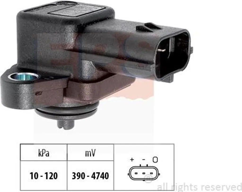 Capteur de Pression d'Air Haute Précision EPS 1 993 042 pour Moteur