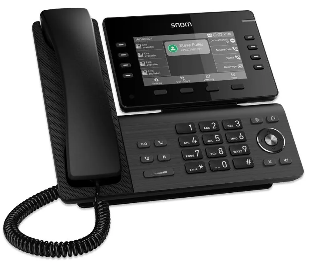 Téléphone IP Snom D812 Linux : Poste de Bureau avec Écran Couleur 5"
