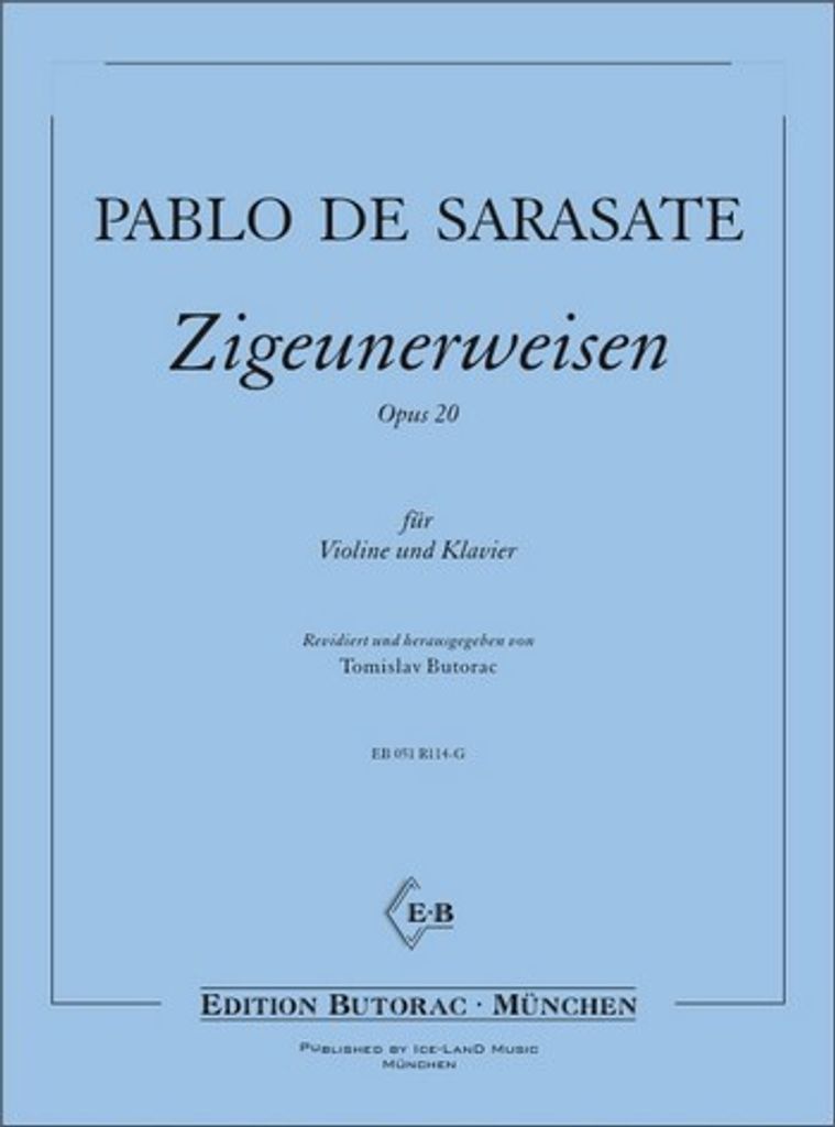 Zigeunerweisen op.20 für Violine und Klavier