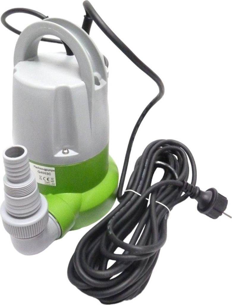 Tauchpumpe flachsaugend Entwässerungspumpe 250 Watt Produktbild 