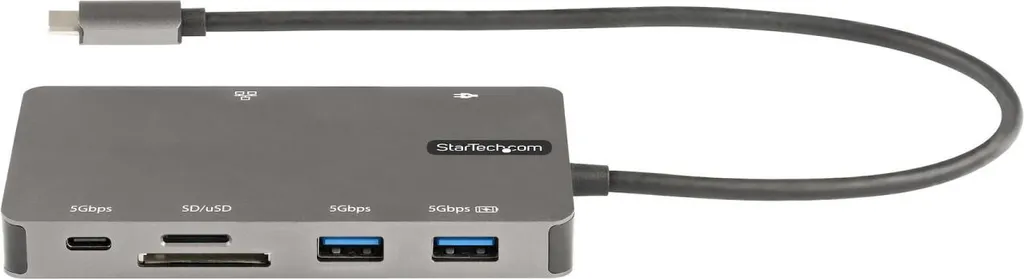 Station d'accueil USB Type-C StarTech.com avec Lecteur Carte SD Gris - 2