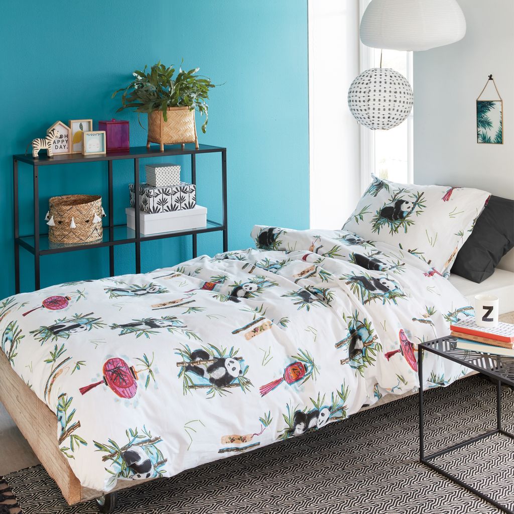 Beddinghouse Kinderbettwäsche Kids Panda Dream Multi 100% Baumwolle, Größe:100x135 cm + 40x60 cm