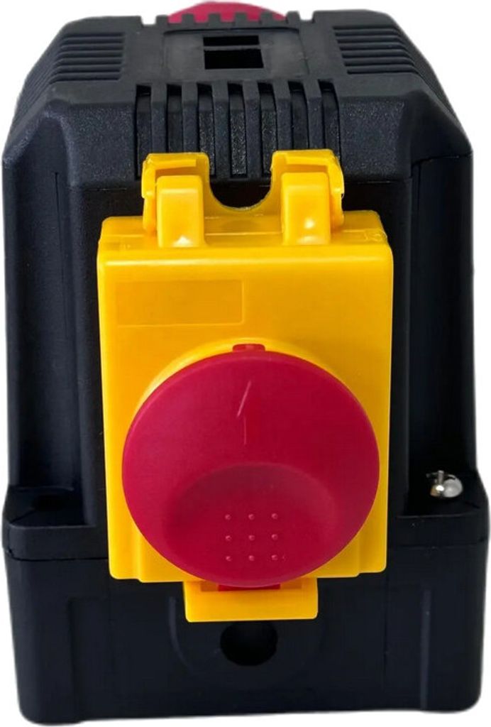 Trade-Shop Motorstarter DZ08-4 400V Mit Notaus-Klappe - Schalter-Stecker-Kombi Für Drehstrom