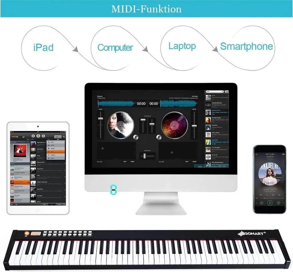 Piano électrique 88 touches compact : gagnez de la place sans compromis - 2