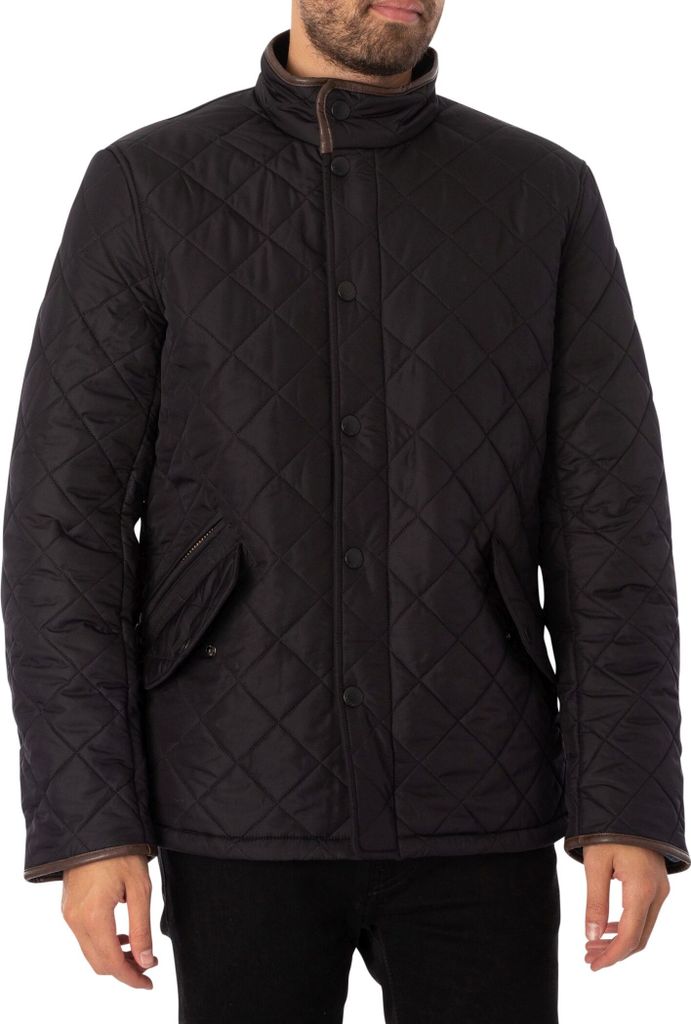 Barbour Powell Steppjacke, Blau 3XL Produktbild 2