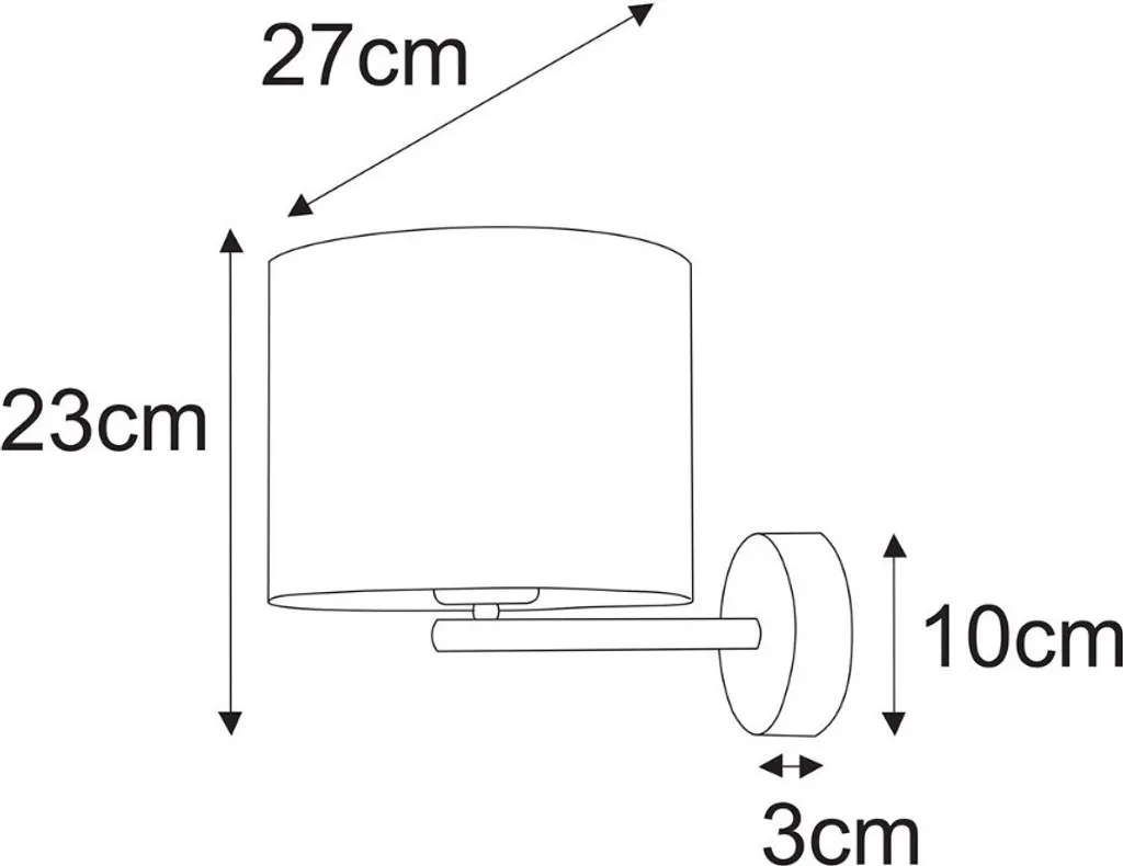 Lampe murale moderne NICEA K-5204 noire pour un éclairage design chic - 6
