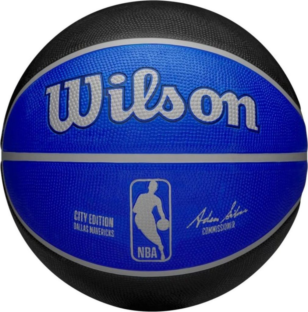 Wilson NBA Team City Edition Dallas Mavericks Out Ball WZ4024207XB, Basketballbälle, Unisex, Blau, Größe: 7