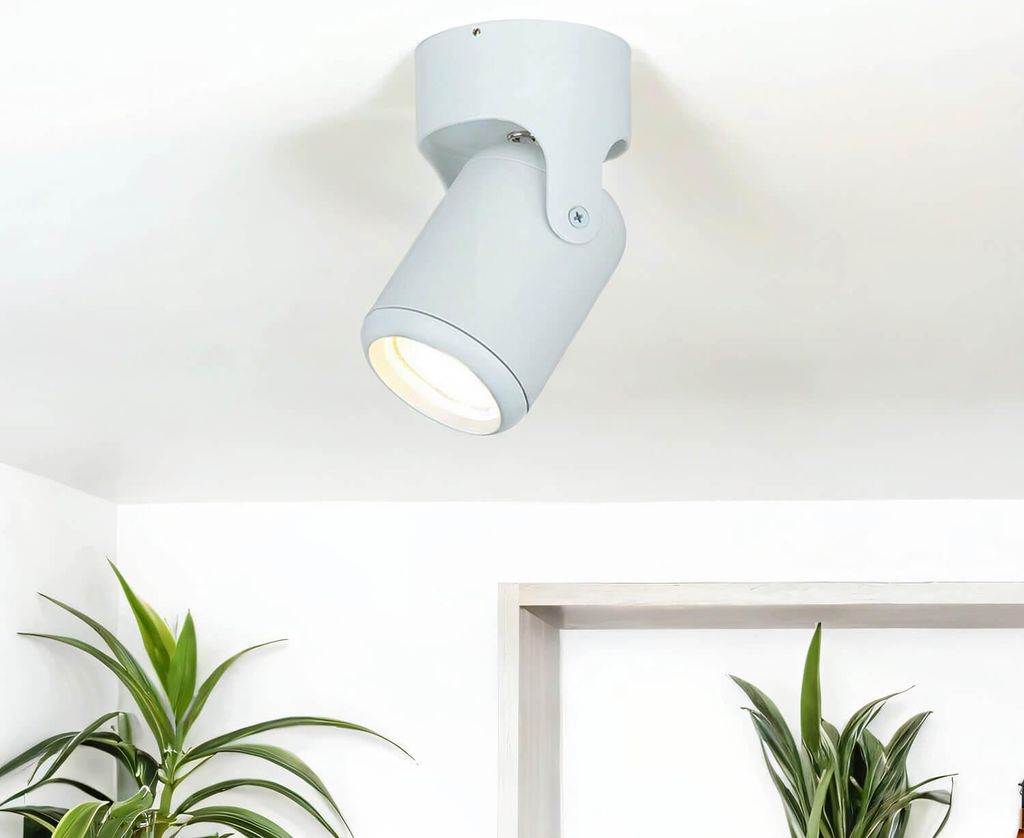 Wandspot GU10 verstellbar Weiß