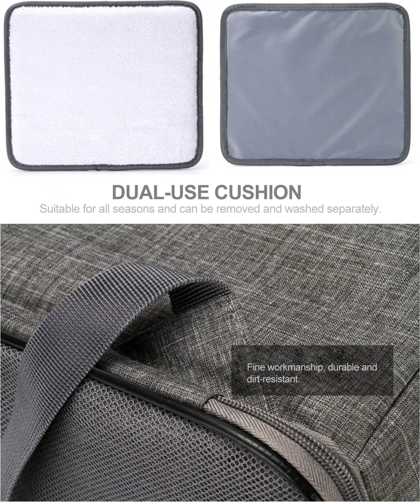 Sac de transport chat confortable - Solution maille anti-stress rando - 6