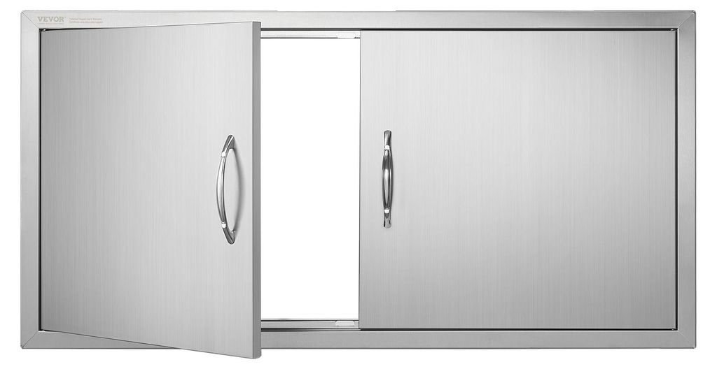 VEVOR porta di accesso al barbecue, 1067 x 534 mm, doppia Immagine del prodotto 