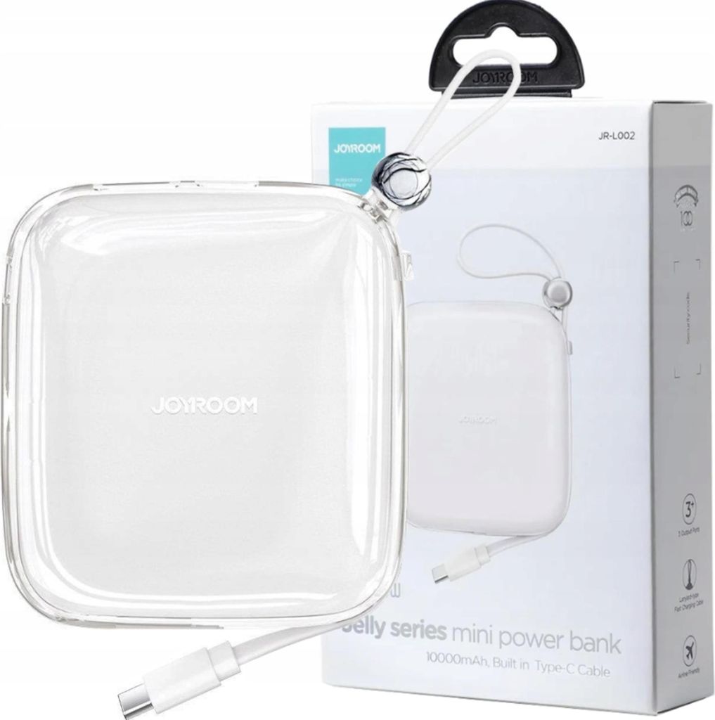 Powerbank Joyroom Jr-L005 10000Mah Lightning Usb-A - Biały Immagine del prodotto 