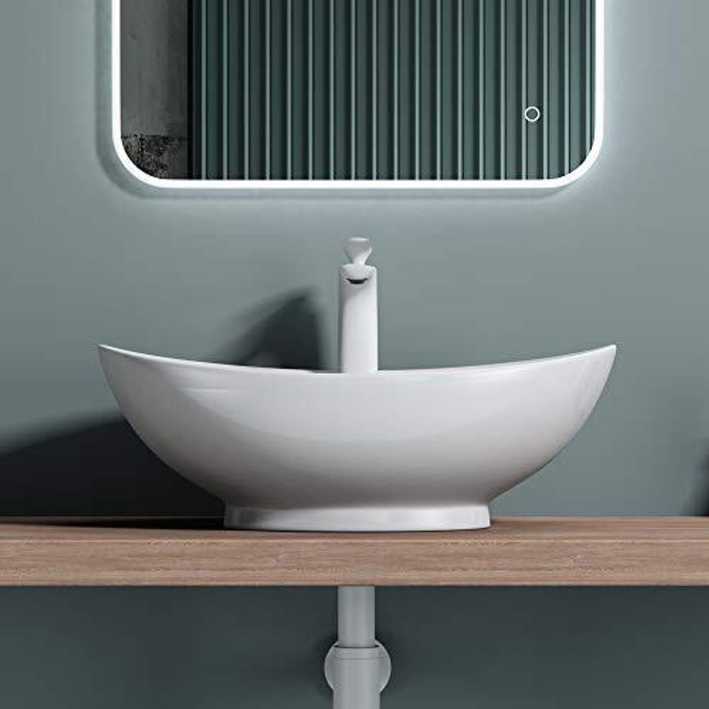 doporro Waschbecken 59x39x21cm Aufsatzwaschbecken aus Produktbild 