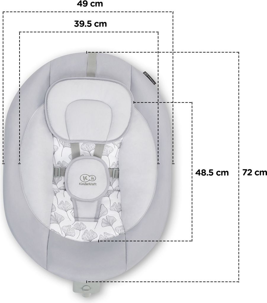 Kinderkraft LULI 2 in 1 - elektrische Babywippe - 5 Produktbild 9