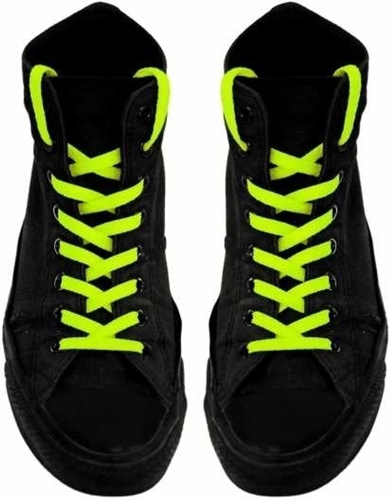 Schnürsenkel Neon Gelb, Shoelaces neon yellow