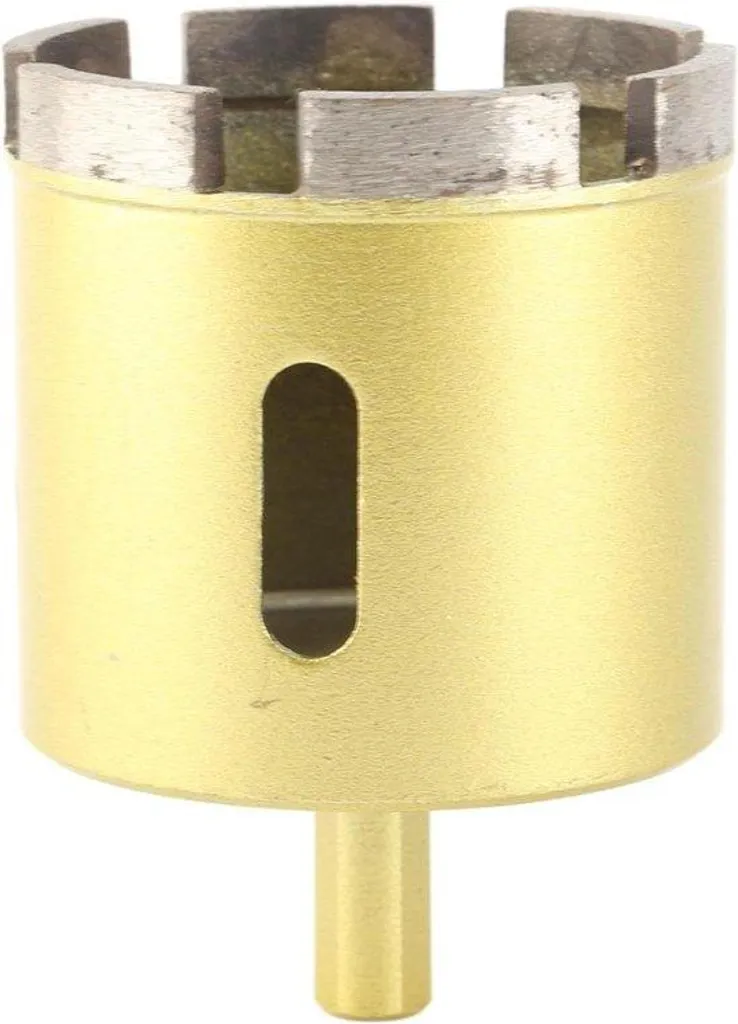 Foret diamanté robuste 40-60 mm, idéal pour marbre, verre et céramique