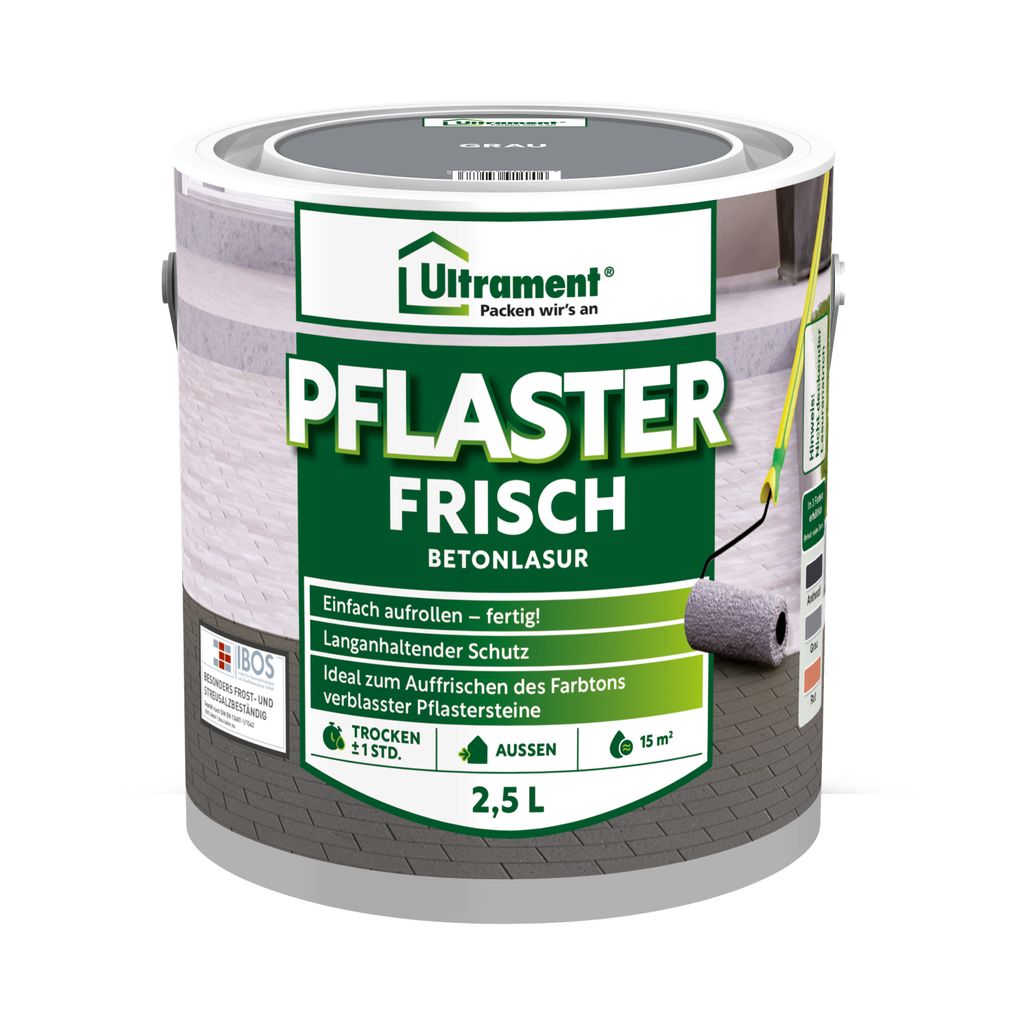 ULTRAMENT Pflaster Frisch, Grau, 2,5 Ltr Produktbild 