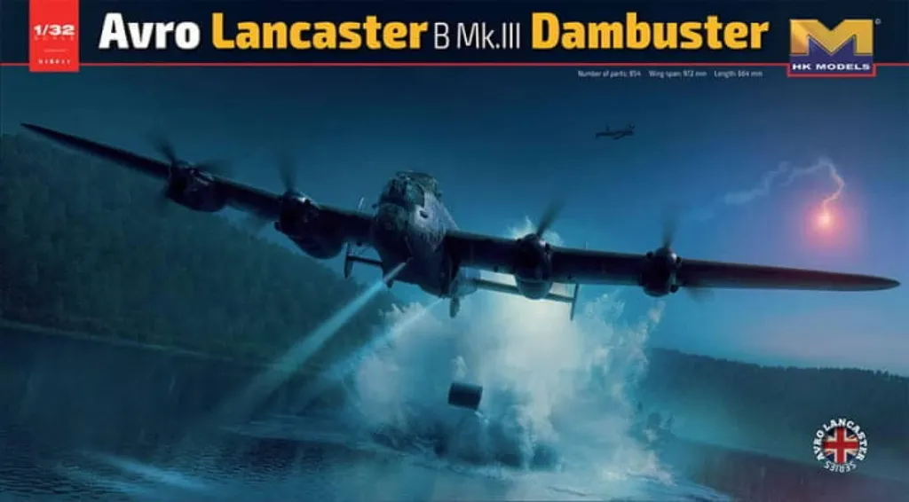 Maquette Avion Avro Lancaster B Mk.III Dambuster 1/32 en Kit à Monter