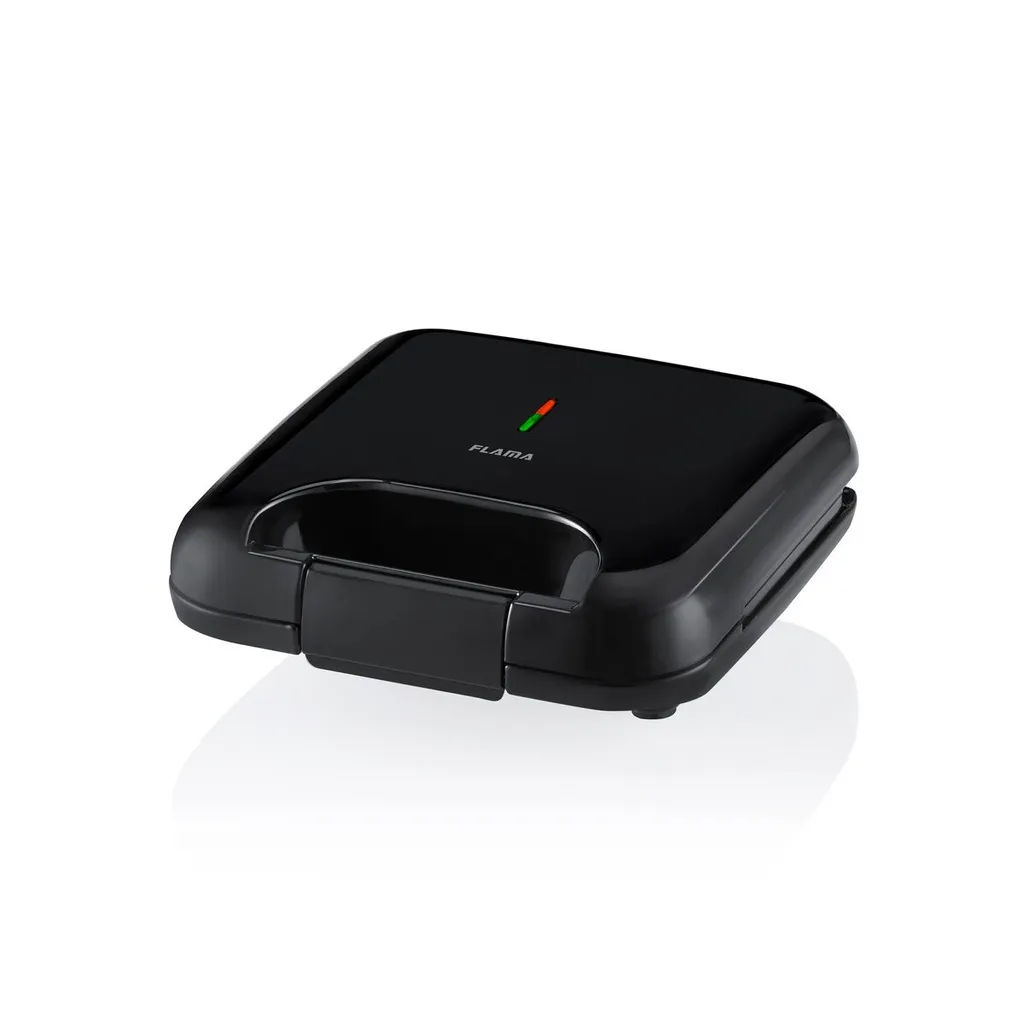 Machine à sandwich Flama 4930FL Noir 800 W avec plaques antiadhésives
