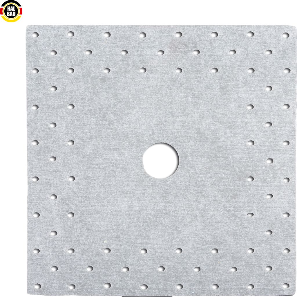 Wandmanschette 120x120 Dichtelement 100 St. Rohrabdichtung 18-30mm Flüssigfolie Balkon Terrasse HS03