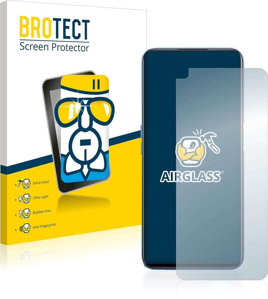 BROTECT Schutzglas für realme 8 5G Schutzfolie Panzer Folie Glas Display Schutz klar