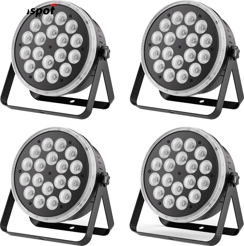 Projecteur Par Haute Luminosité Noir avec Effets Lumineux Modulables