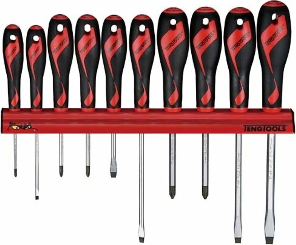 Jeu de 10 Tournevis Tengtools WRMD10N Idéal pour Maintenance et Travaux