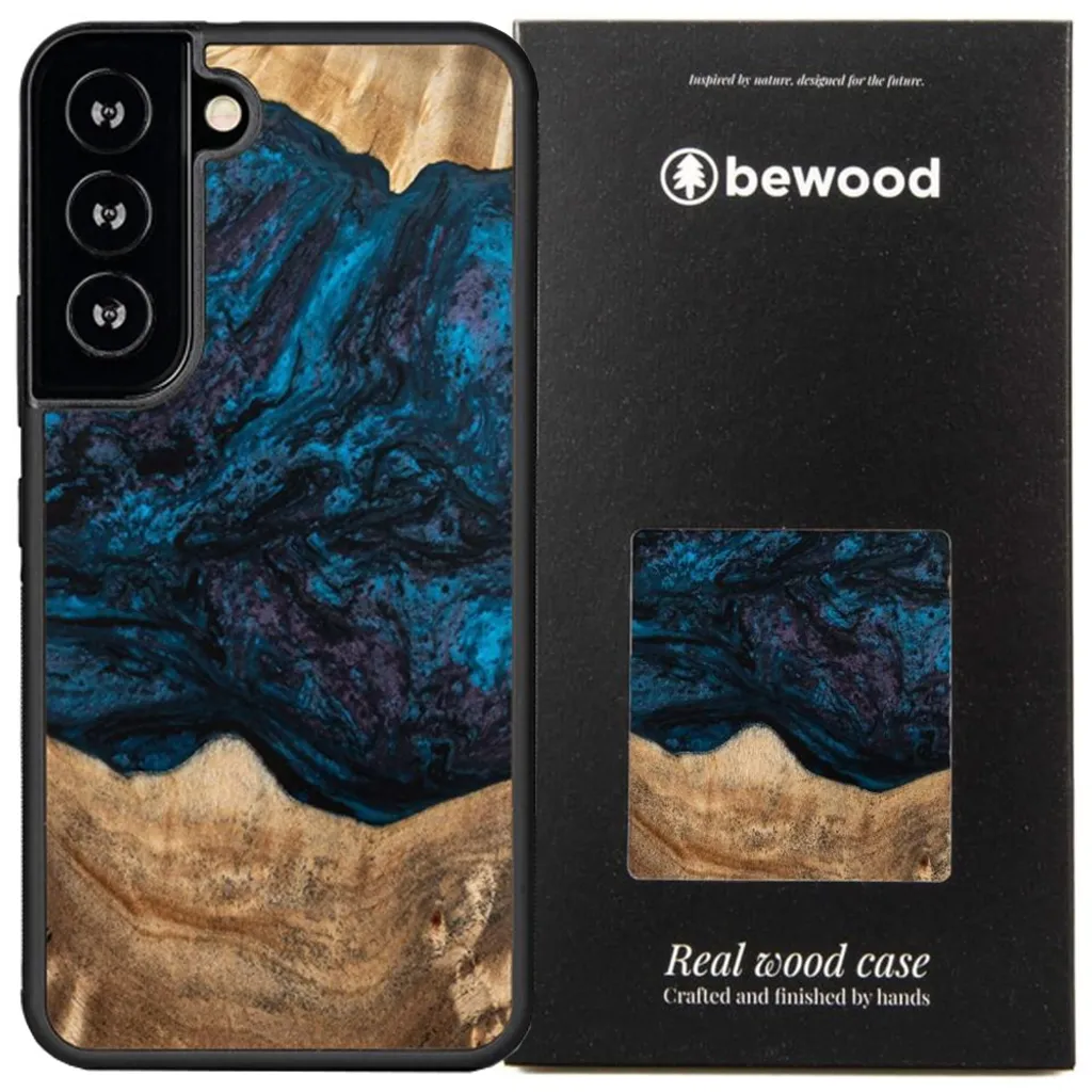 Custodia Luxury Samsung Galaxy S22 Bewood Unique Neptune Legno