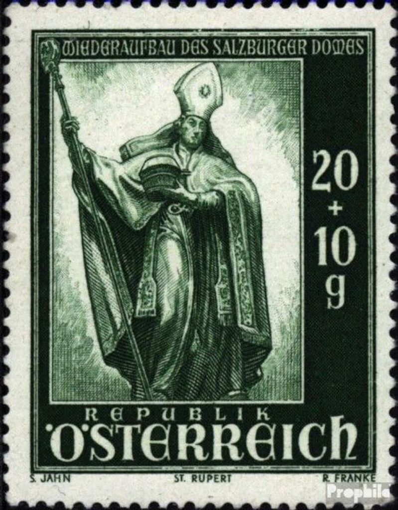Briefmarken Österreich 1948 Mi 885 gestempelt Salzburger Dom