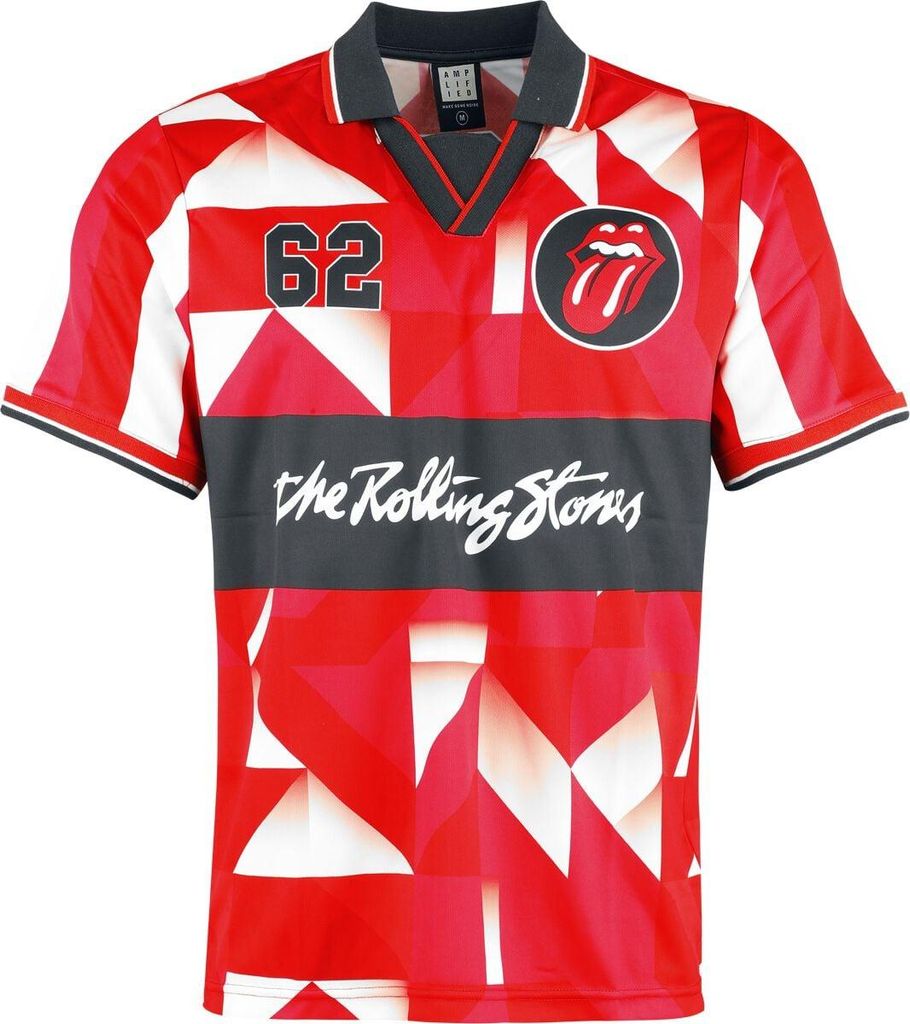 The Rolling Stones Trikot Herren Jagger Rock FC rot 4XL