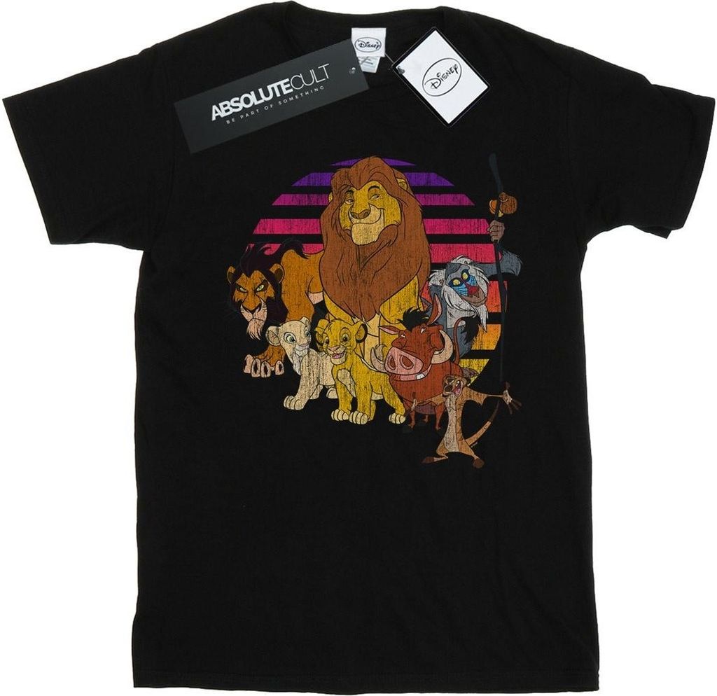Disney - "The Lion King Pride Family" T-Shirt für Herren BI32390 (XL) (Schwarz)