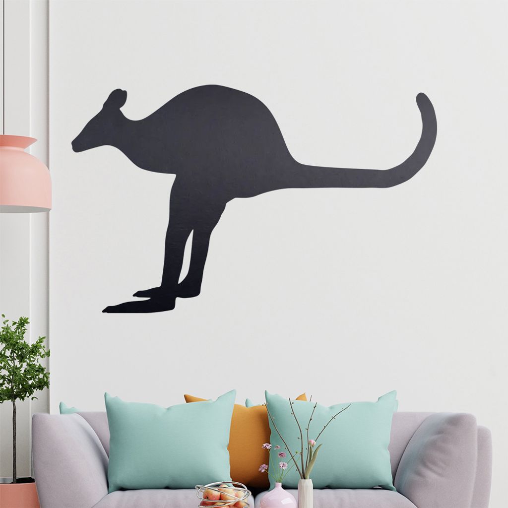 KIWISTAR Känguru - Beuteltier Australien Tasche Wandtattoo in 6 Größen - Wandaufkleber Wall Sticker - Dekoration, Küche, Wohnzimmer, Schlafzimm...