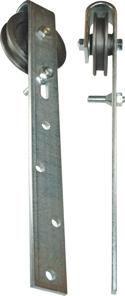 Rullo per porte scorrevoli con staffa 140mm STA zincato Immagine del prodotto 