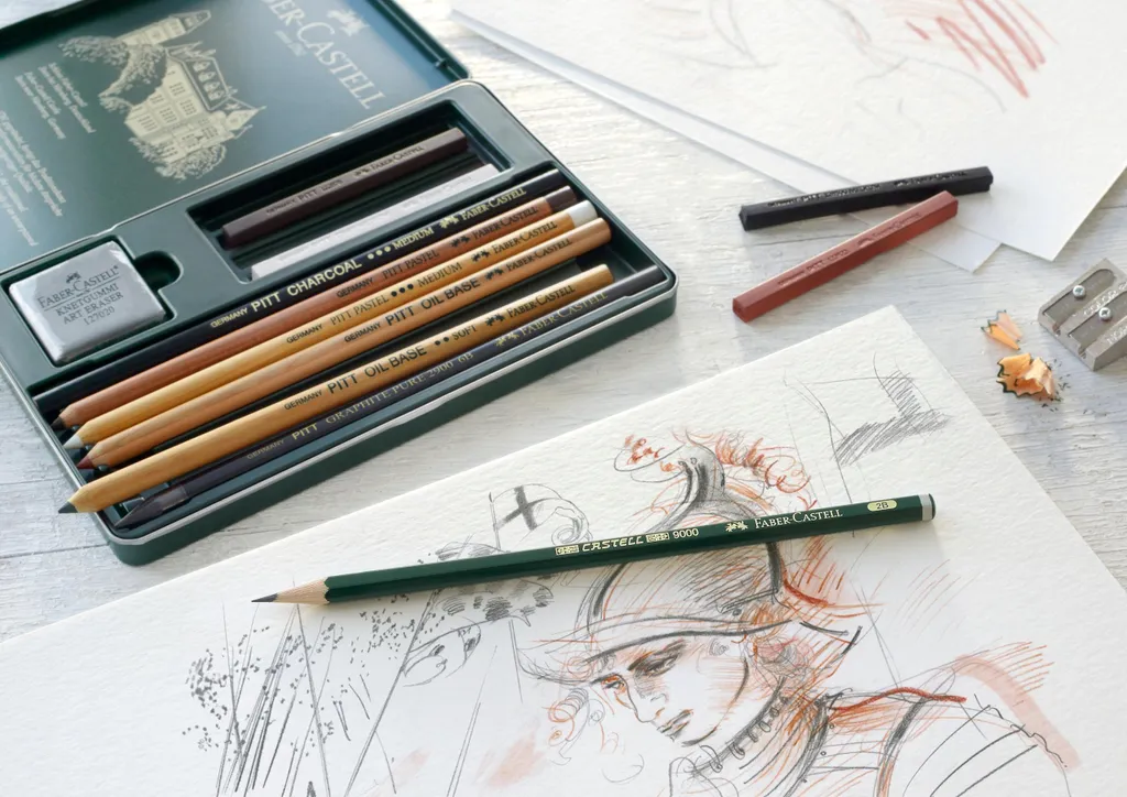 Offerta Faber-Castell Pitt Monochrome 12 pezzi - Kit Schizzi Completo - 4
