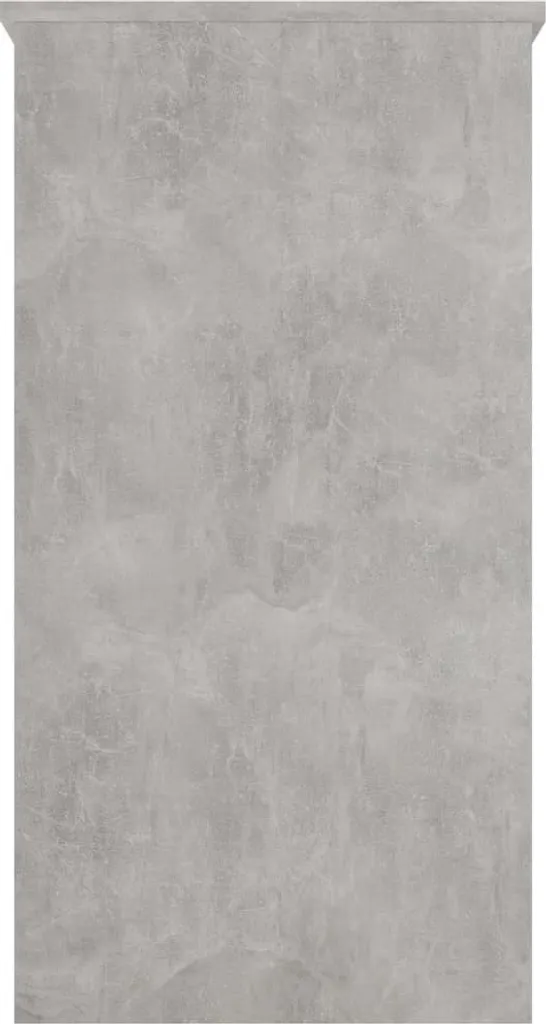Scrivania d'Arredo vidaXL 80x40x75 cm Grigio Cemento - Look Industrial - 5