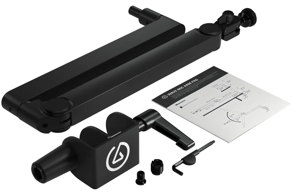 Support Micro Elgato Wave Mic Arm Pro LP Idéal pour Streamer et Podcast