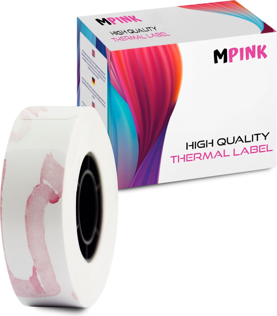 Etikettendrucker-Papier Papierrolle für Tragbarer Etikettendrucker Bright Dancing Ribbon