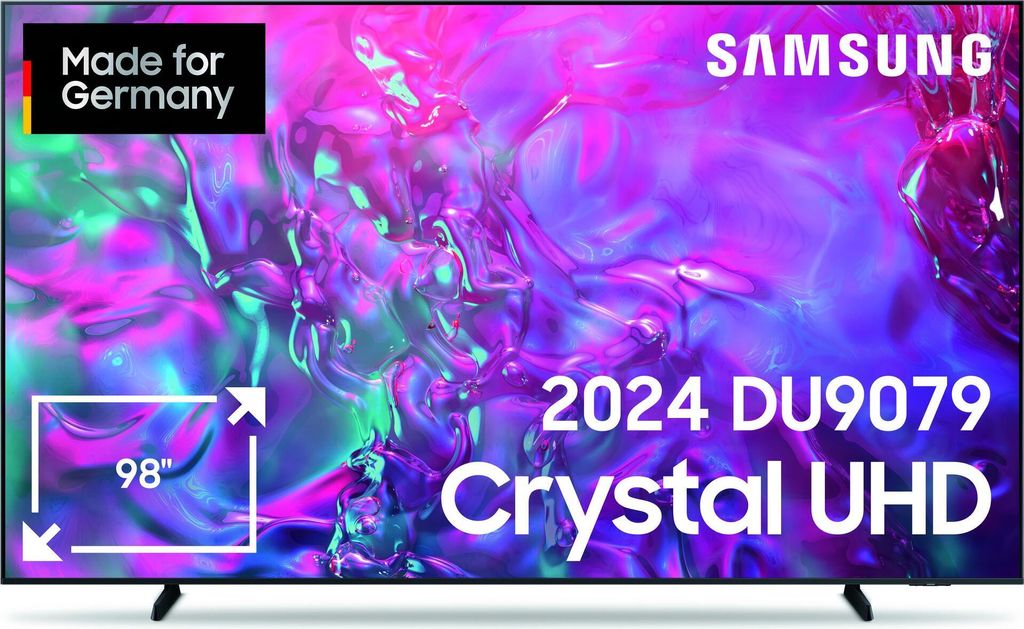 Samsung GU98DU9079 98' 4K Smart TV mit AI & Crystal UHD Produktbild 2