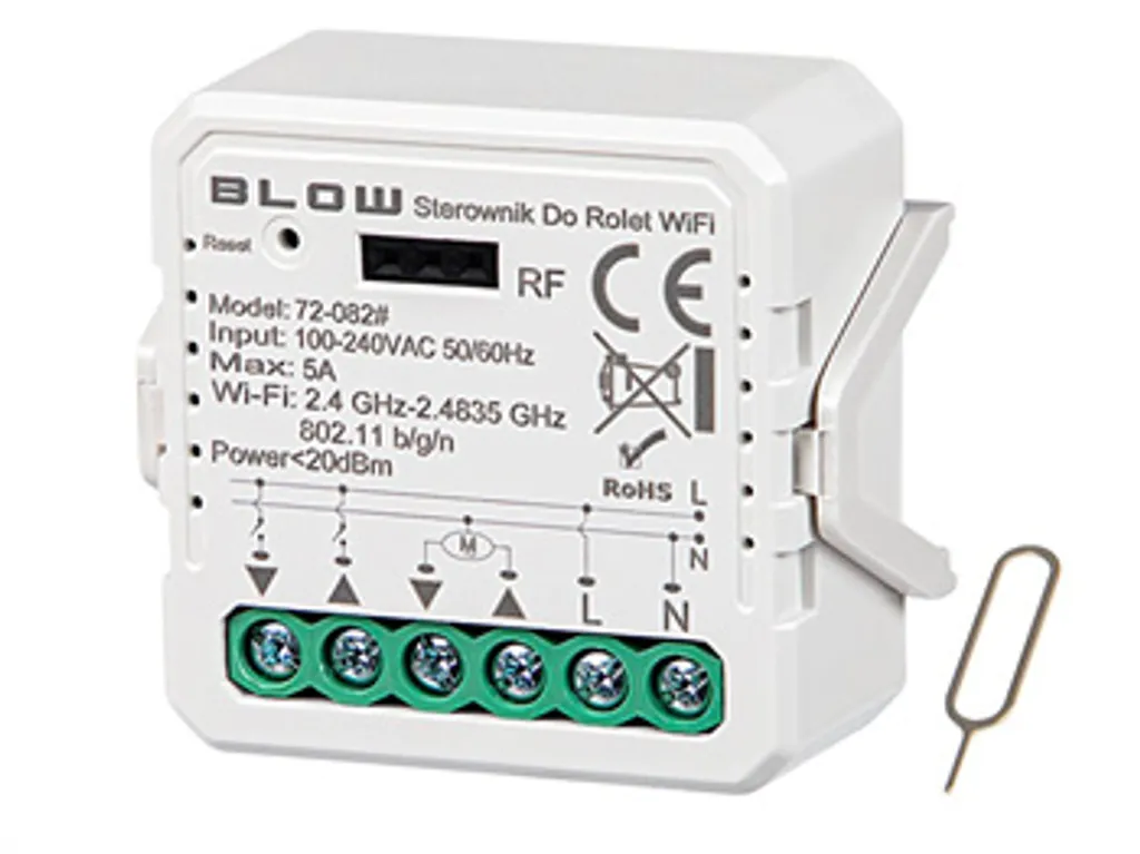 Contrôleur volet roulant WiFi TUYA Smart Life BLOW 72-082 programmable