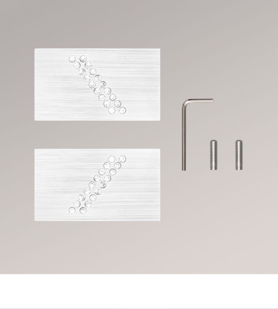LYSEL® 1 Paar Endstücke Stone Coral Silber Produktbild 