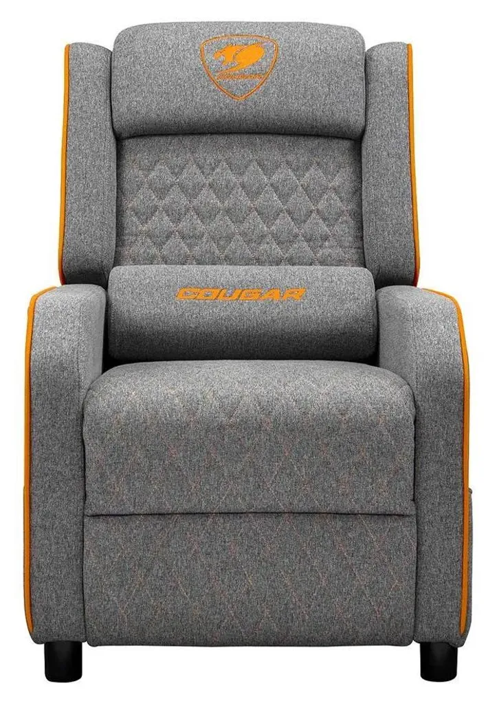 Chaise de Jeu Cougar Ranger One Inclinable et Confortable Grise Orange