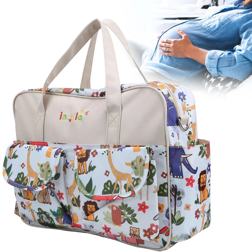 Sac à langer #1 Mummy Messenger Bag en polyester multifonctionnel - 9