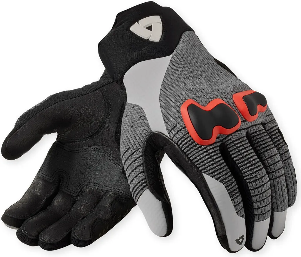 Gants Revit Kinetic 2 Gris L - Finis les Mains Chaudes à Moto en Été