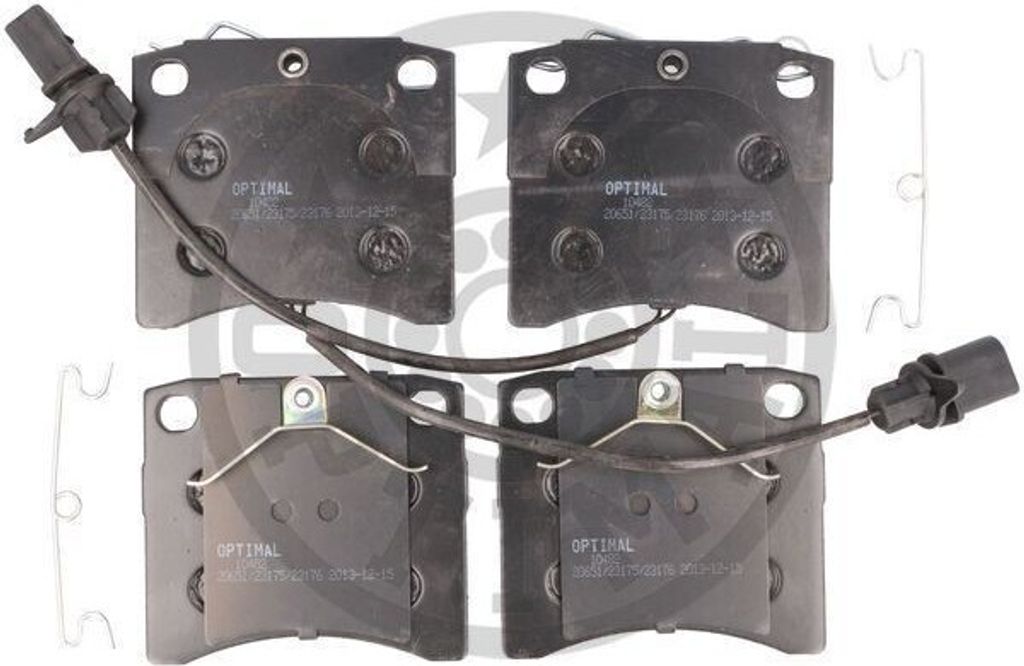 OPTIMAL Bremsbeläge Satz Vorne Bremsklötze für VW Transporter IV Bus (70B, 70C, 7DB, 7DK, 70J, 70K, 7DC, 7DJ) BP-10482