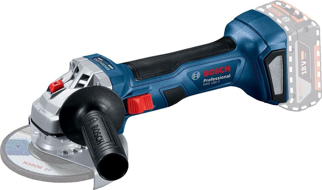 BOSCH Professional GWS 18V-7 Akku-Winkelschleifer 18,0 V, Produktbild