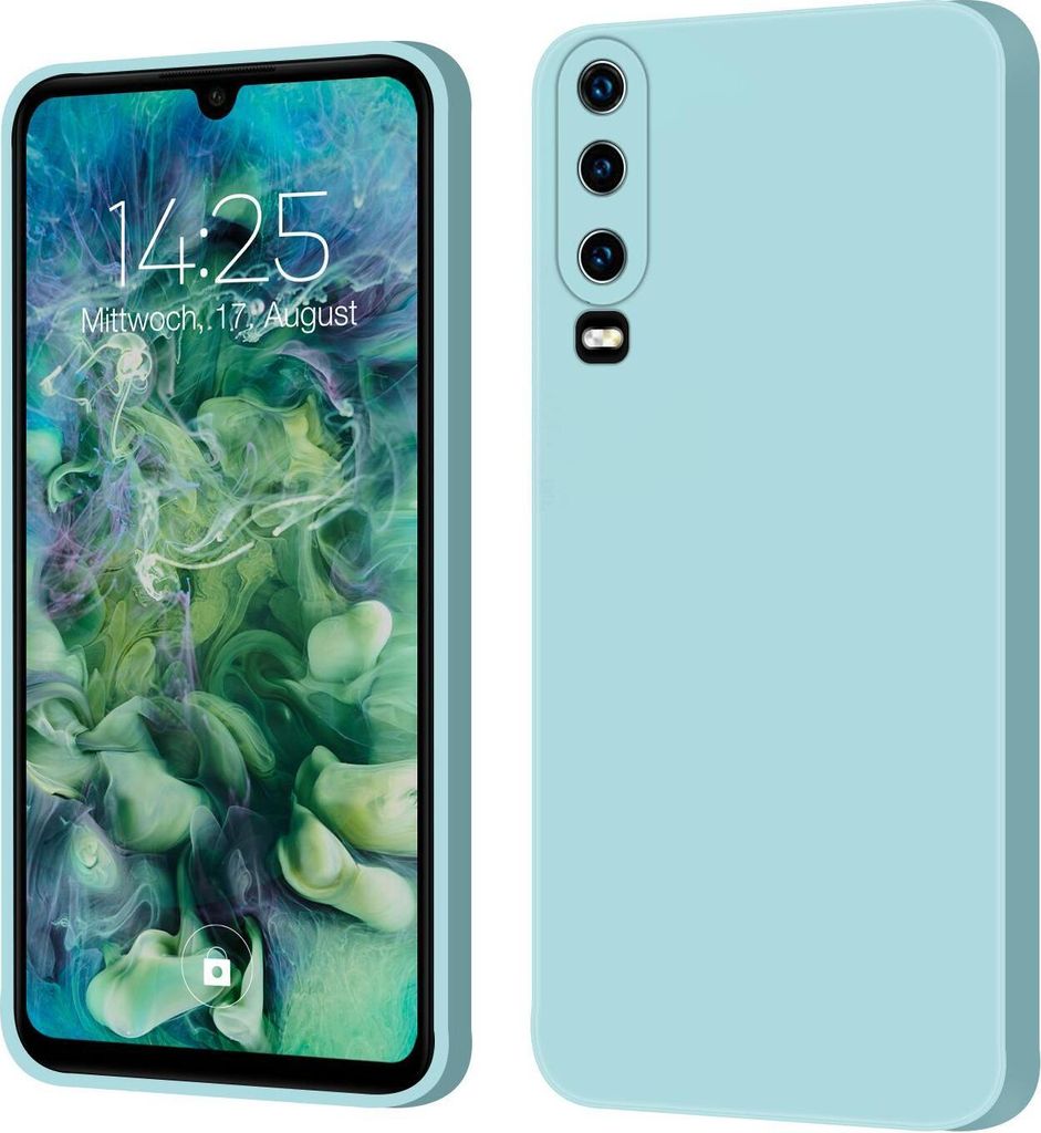 Hülle für Huawei P30 Case Cover Bumper Silikon Softgrip Produktbild 