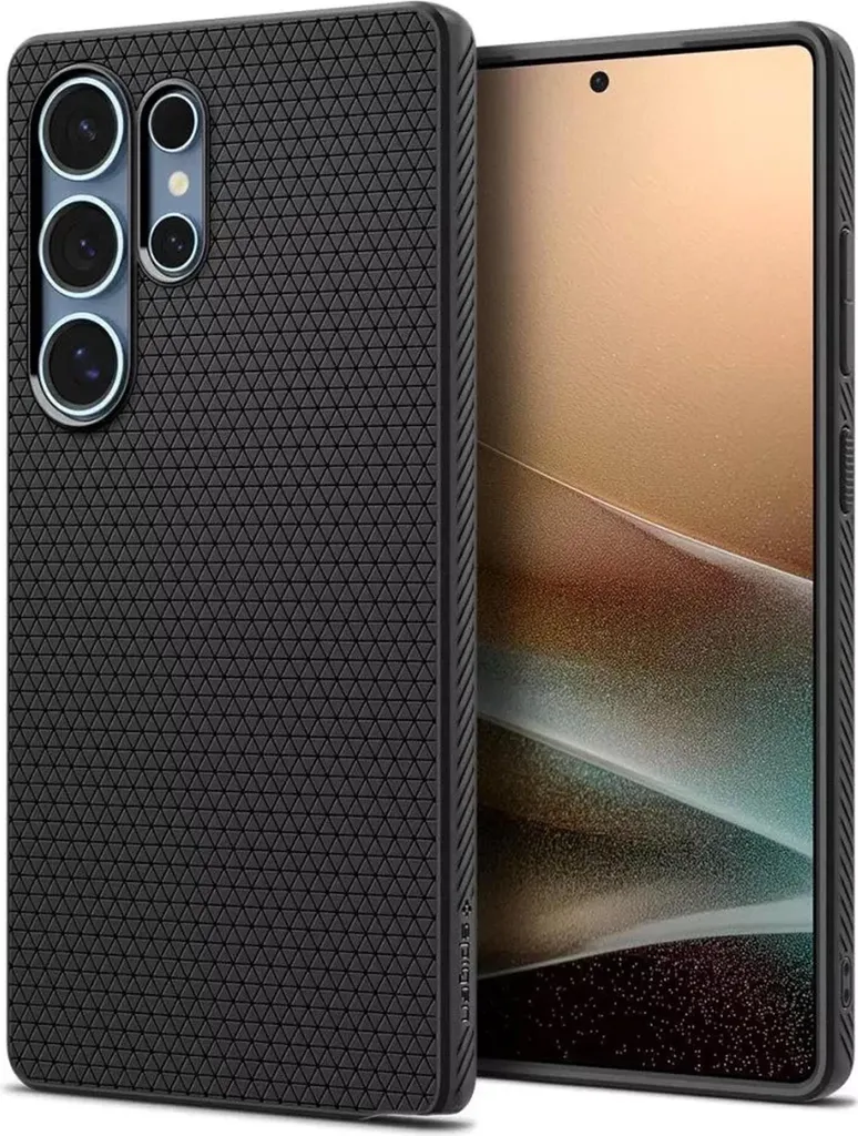 Custodia Spigen Liquid Air per Galaxy S25 Ultra - Slim Matte Black