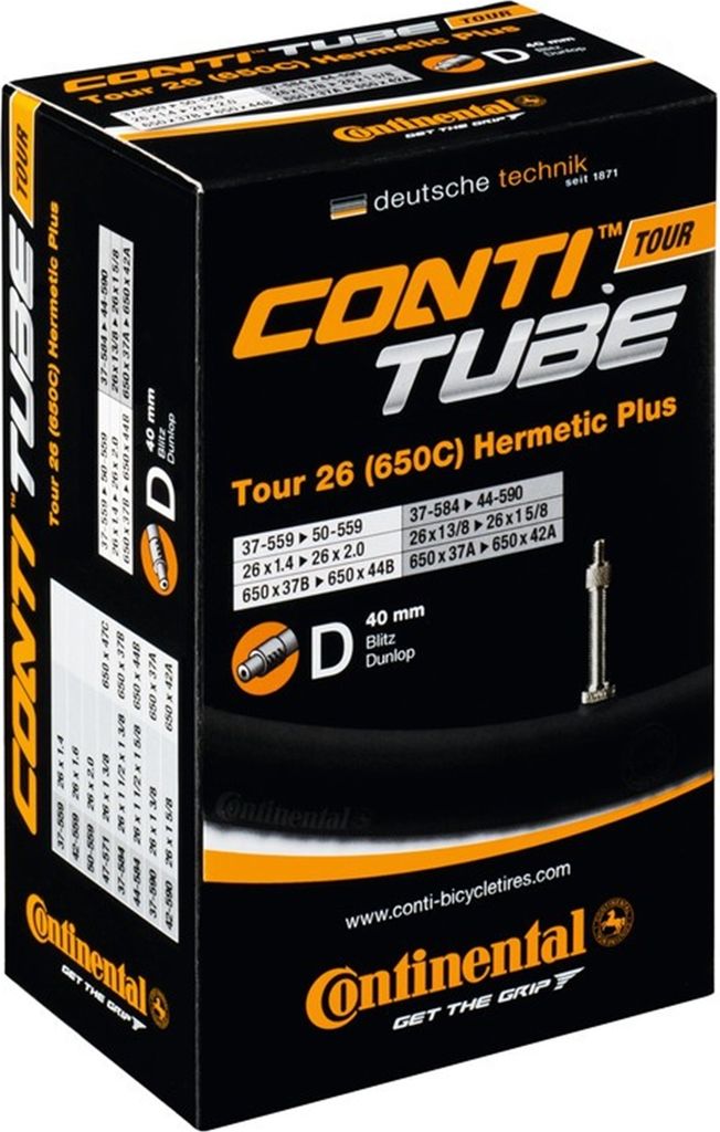 Continental Innenrohr FV SV 26 Hermetic plus 37 50-559 Tour Produktbild 