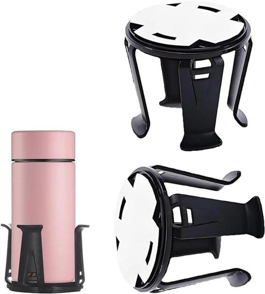 Support gobelet voiture métallique - Porte-boisson à fixer pour trajet